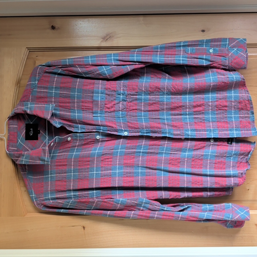 Rails - Wyatt Denim Jubilee Plaid Men's Shirt - Large